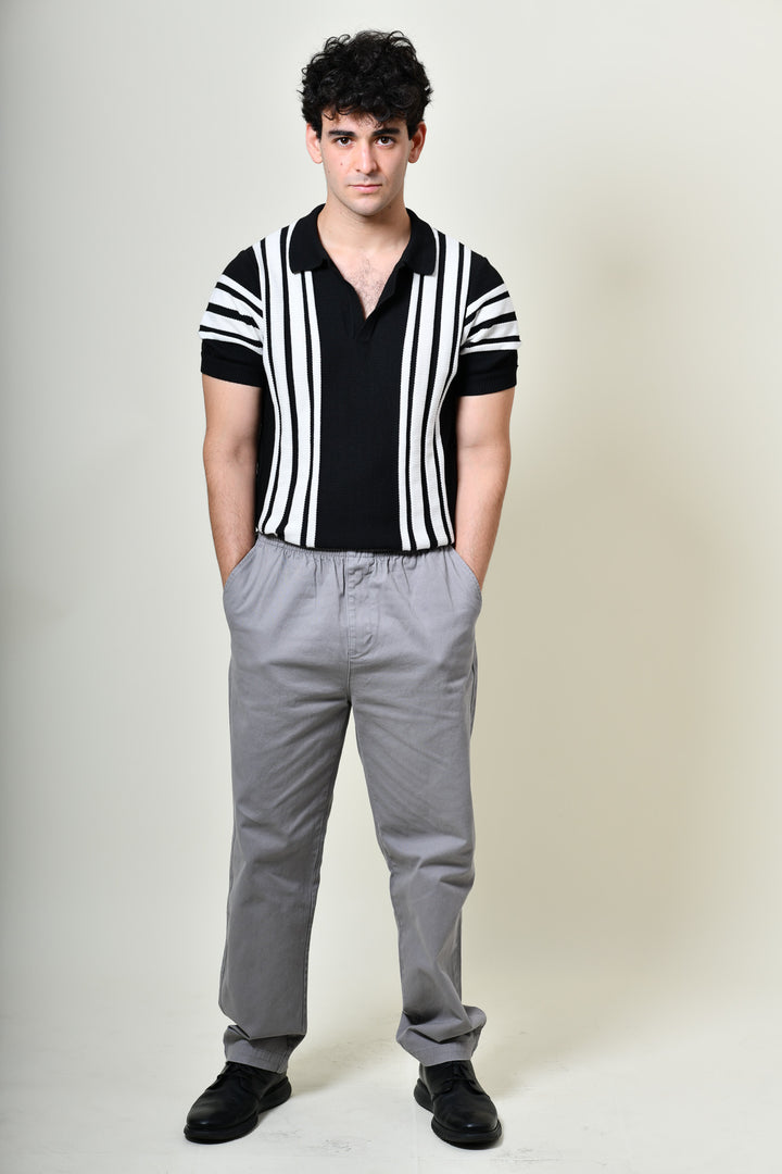 Pantalón de Gabardina Comfy - gris claro