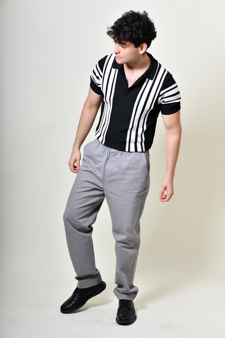 Pantalón de Gabardina Comfy - gris claro