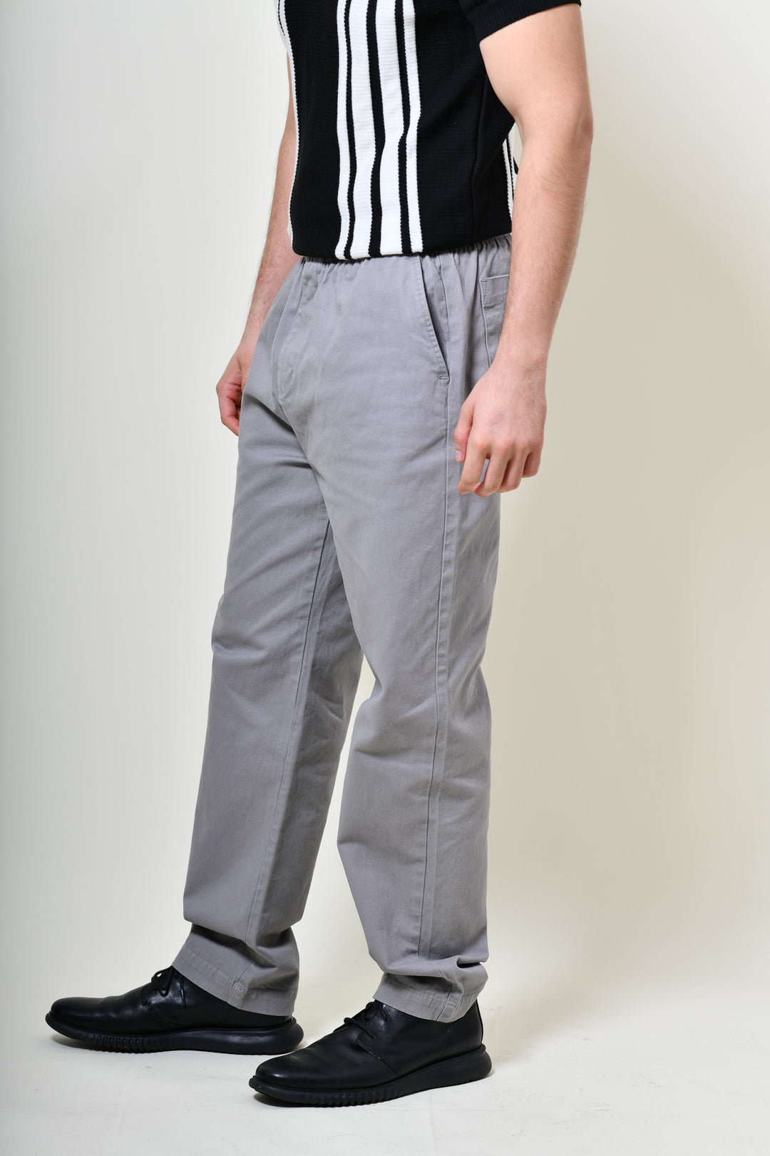 Pantalón de Gabardina Comfy - gris claro