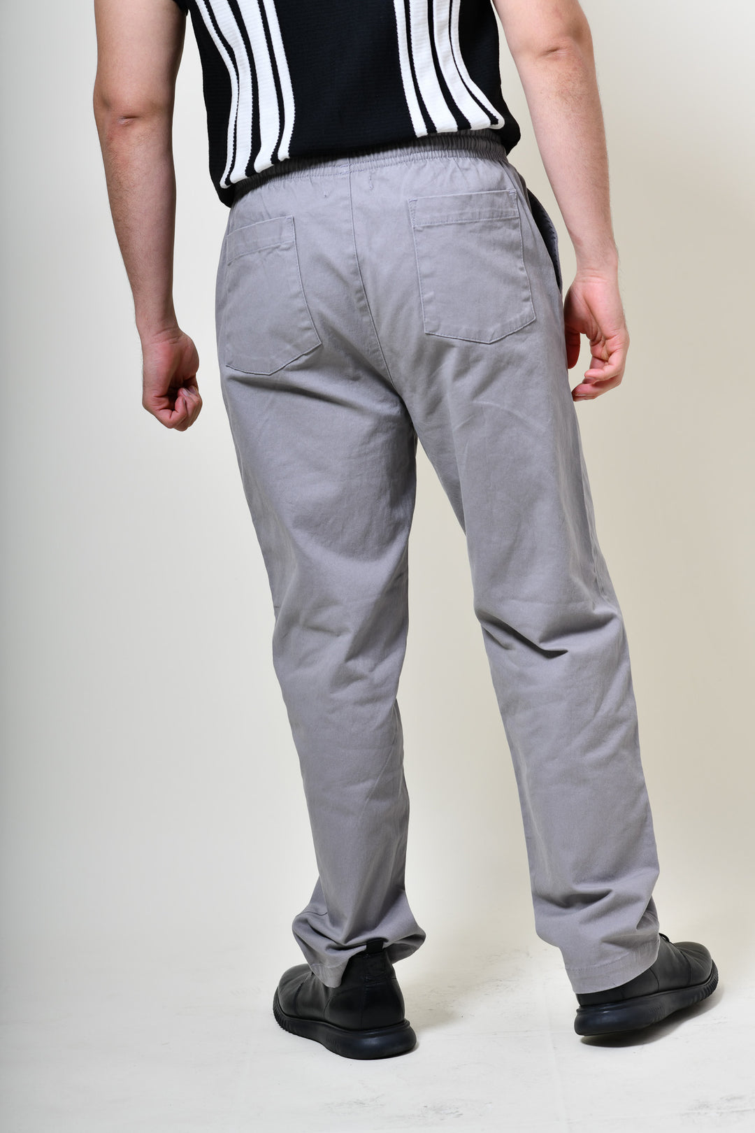 Pantalón de Gabardina Comfy - gris claro
