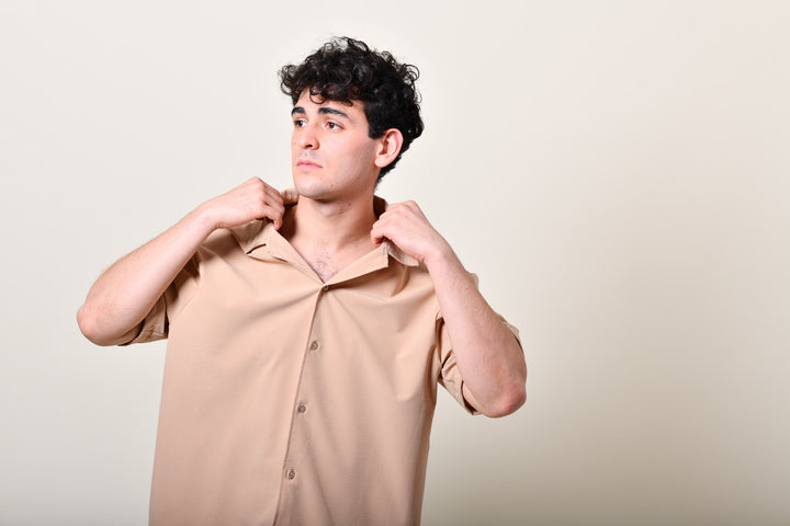 Camisa Guayabera - beige