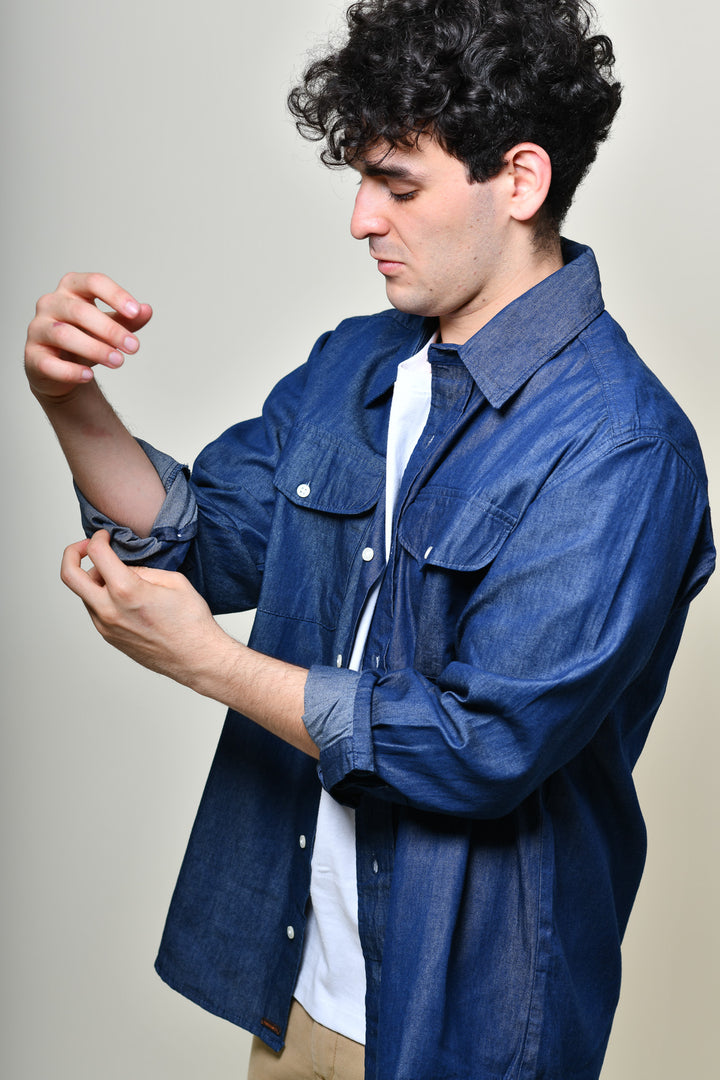 Camisa de Lona - Azul