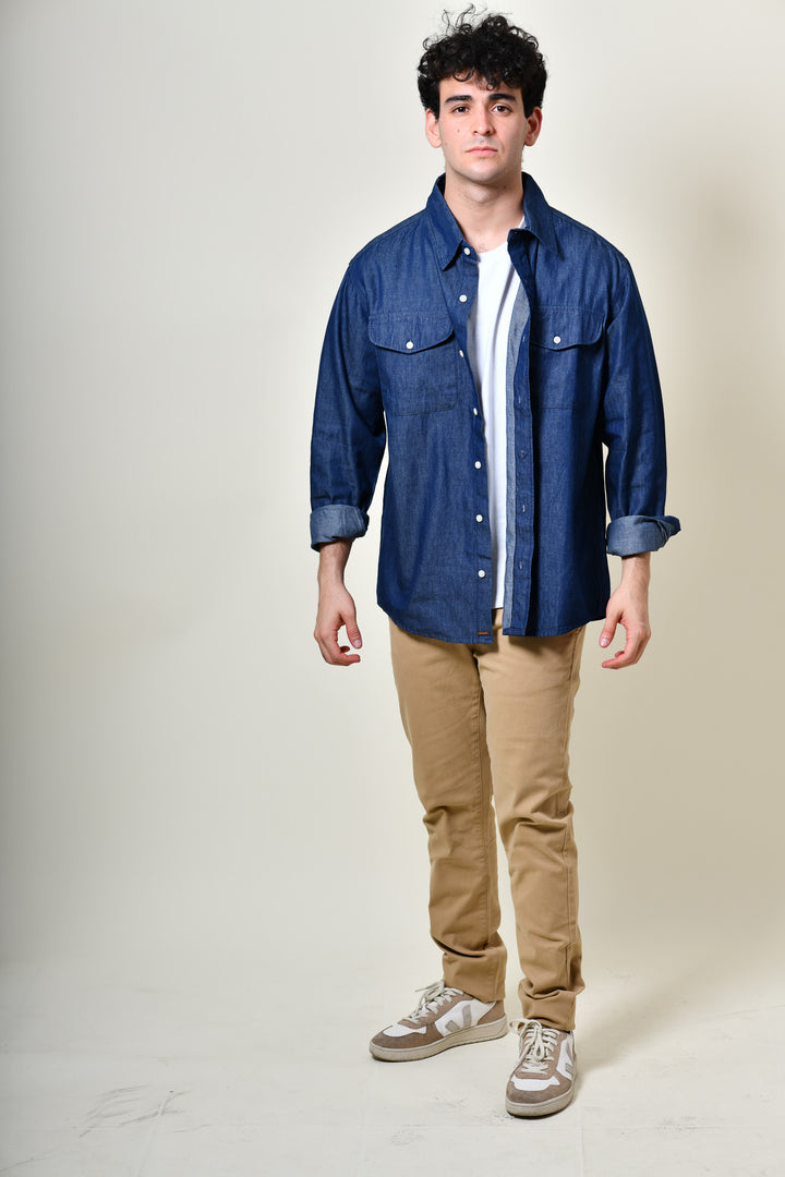 Camisa de Lona - Azul