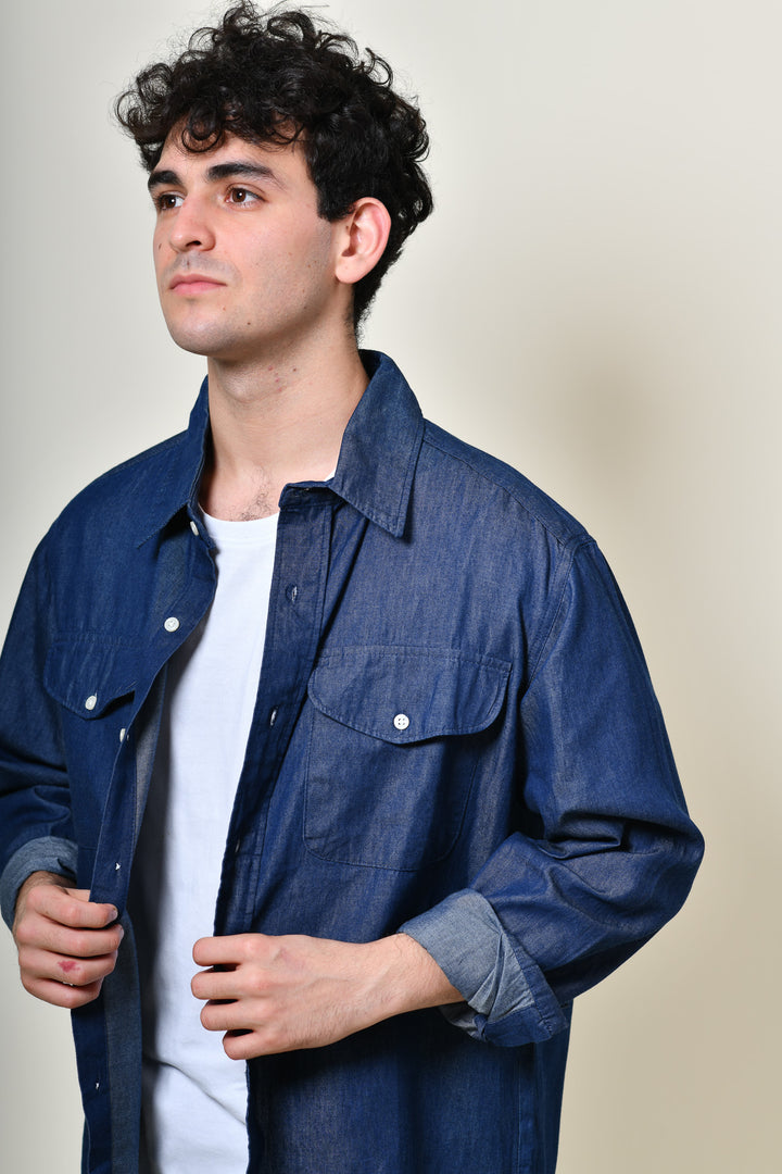 Camisa de Lona - Azul