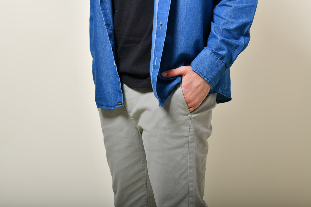 Camisa de Lona - Azul claro
