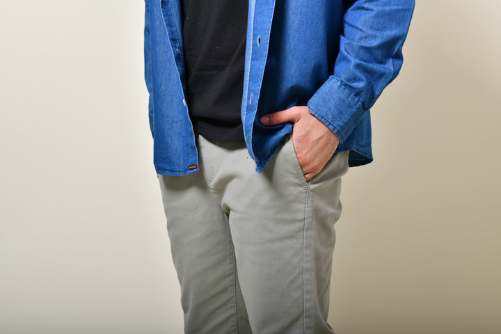 Camisa de Lona - Azul claro
