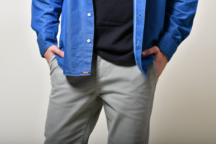 Camisa de Lona - Azul claro