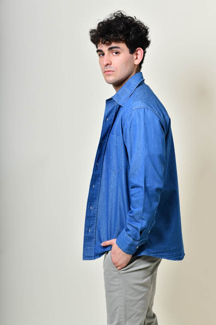 Camisa de Lona - Azul claro