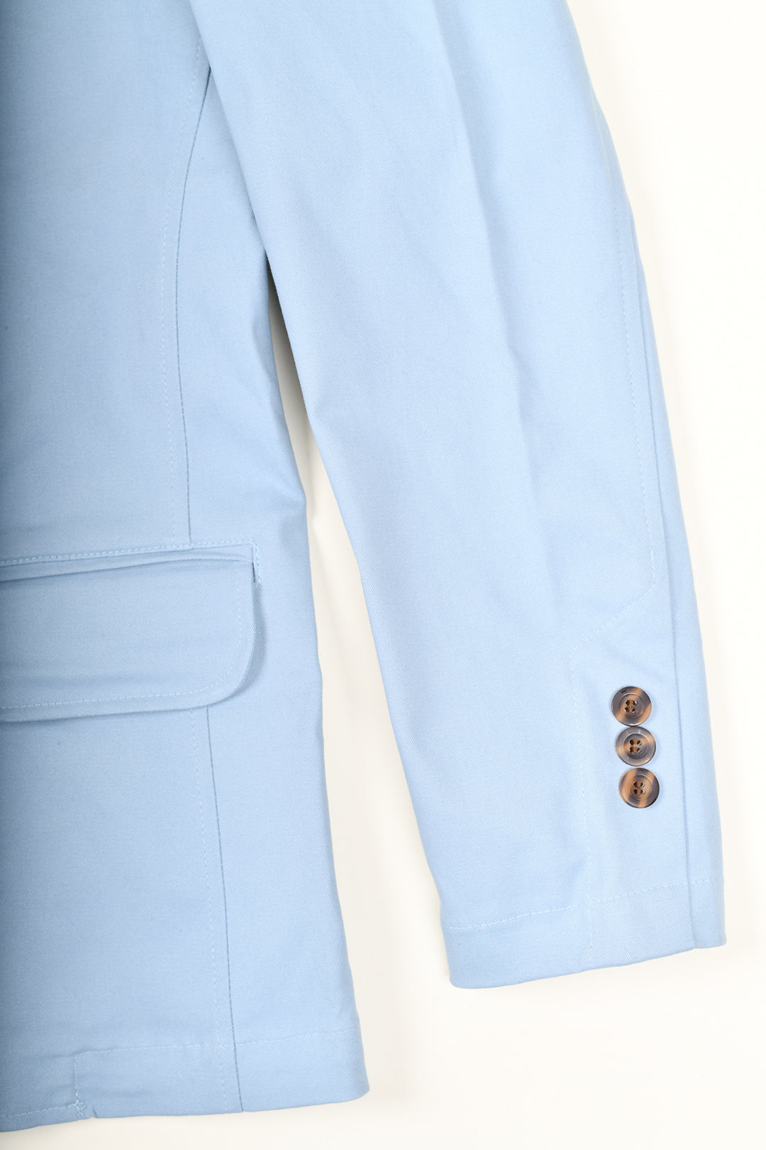 Saco de gabardina - Celeste