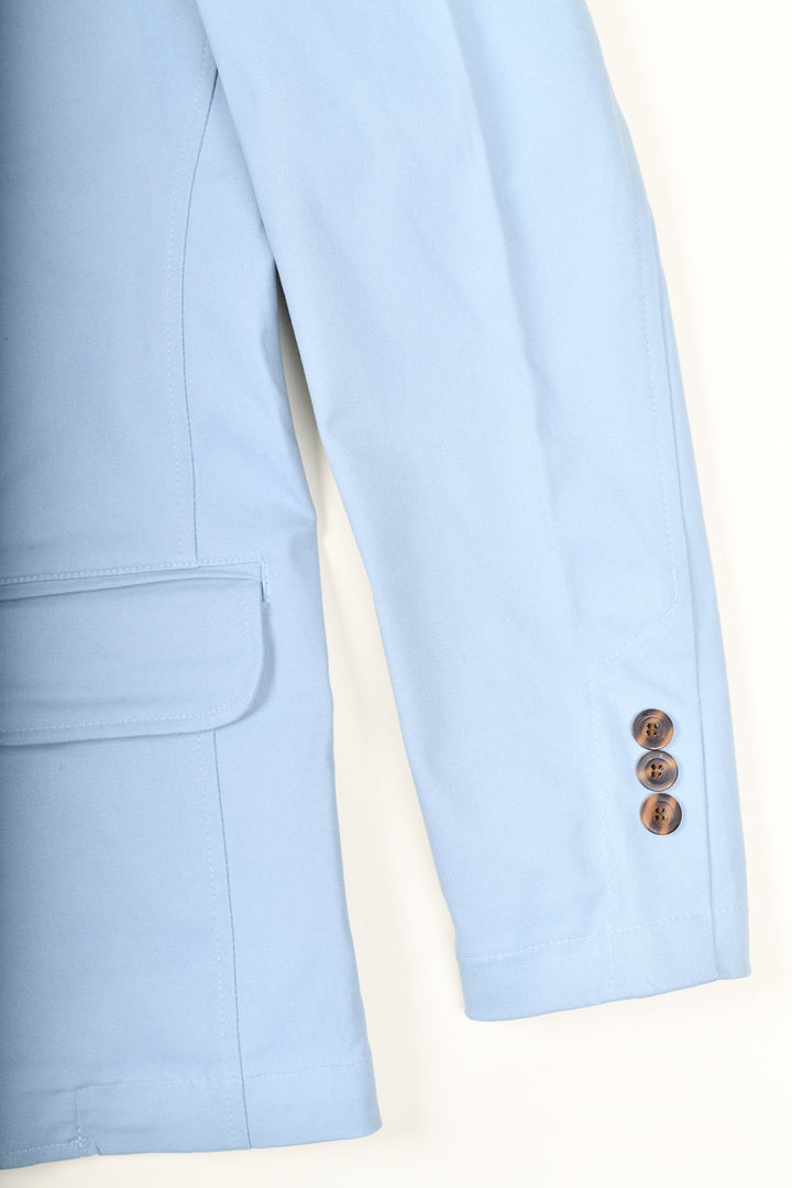 Saco de gabardina - Celeste