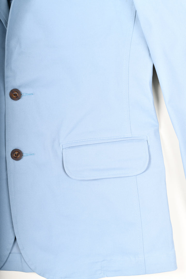 Saco de gabardina - Celeste