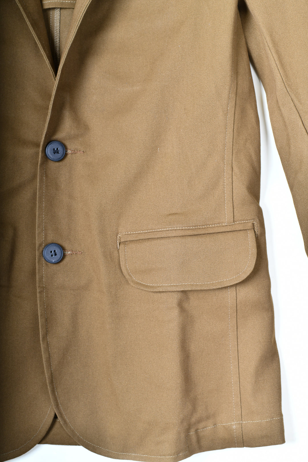 Saco de gabardina - Café Claro