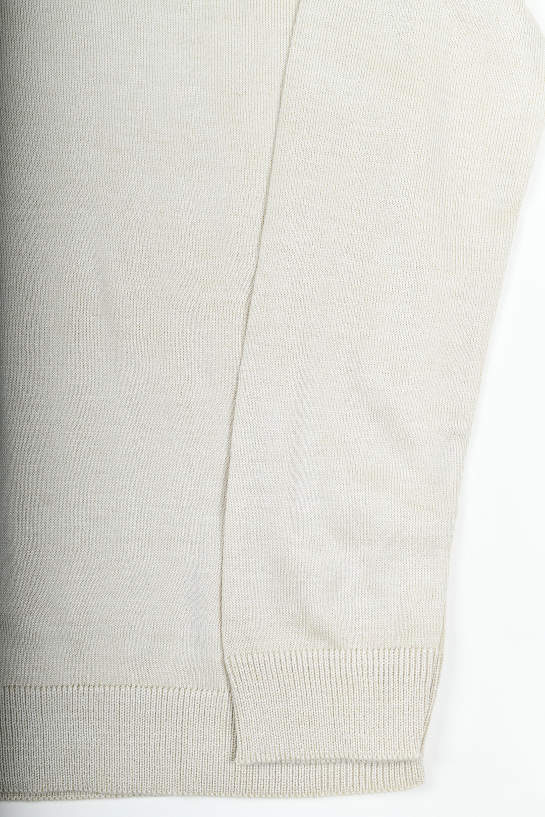 Suéter tejido - cuello V - Beige