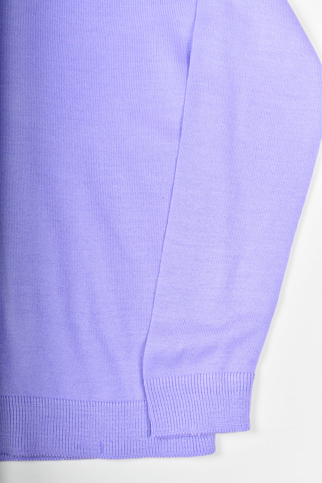 Suéter tejido - cuello V - Lila