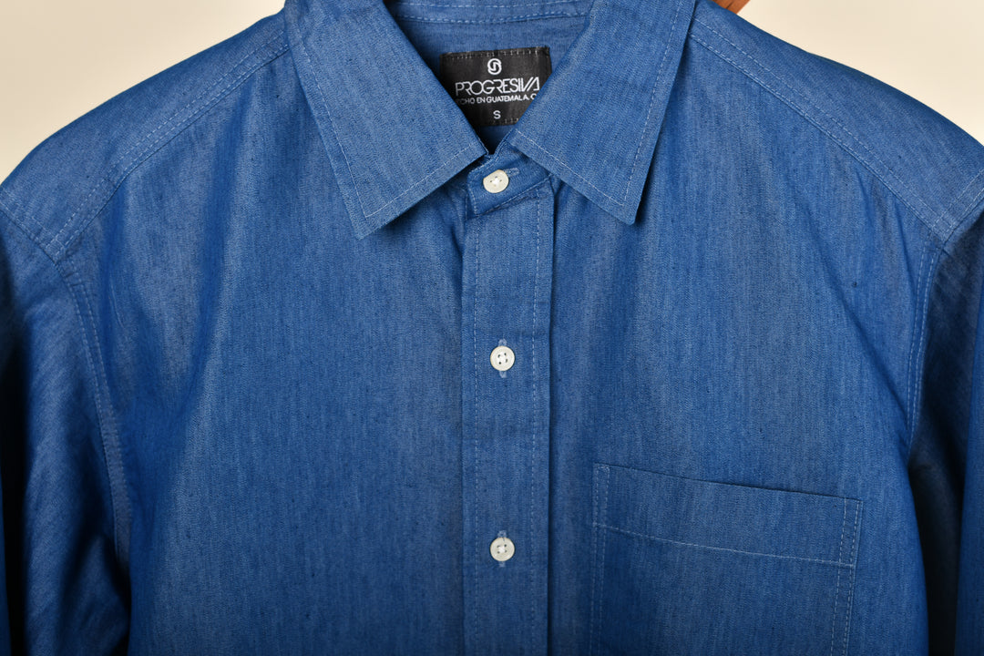 Camisa de Lona - Azul claro