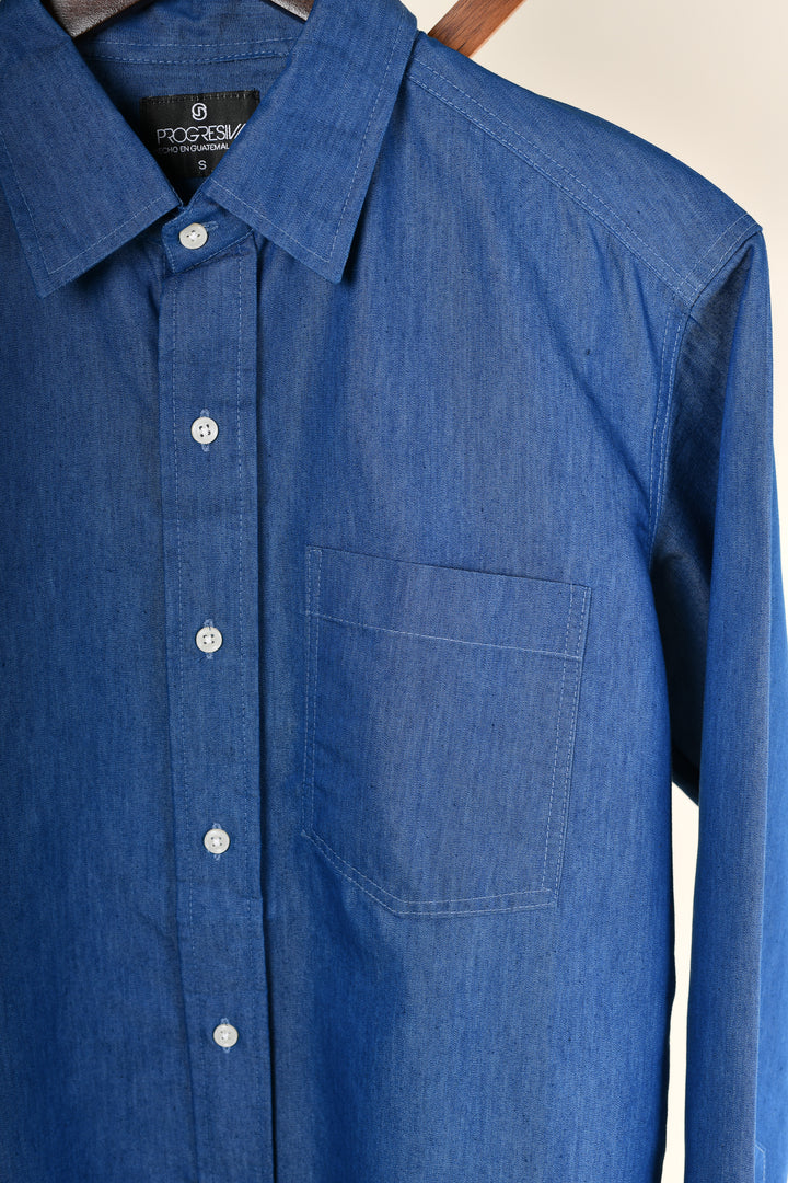 Camisa de Lona - Azul claro