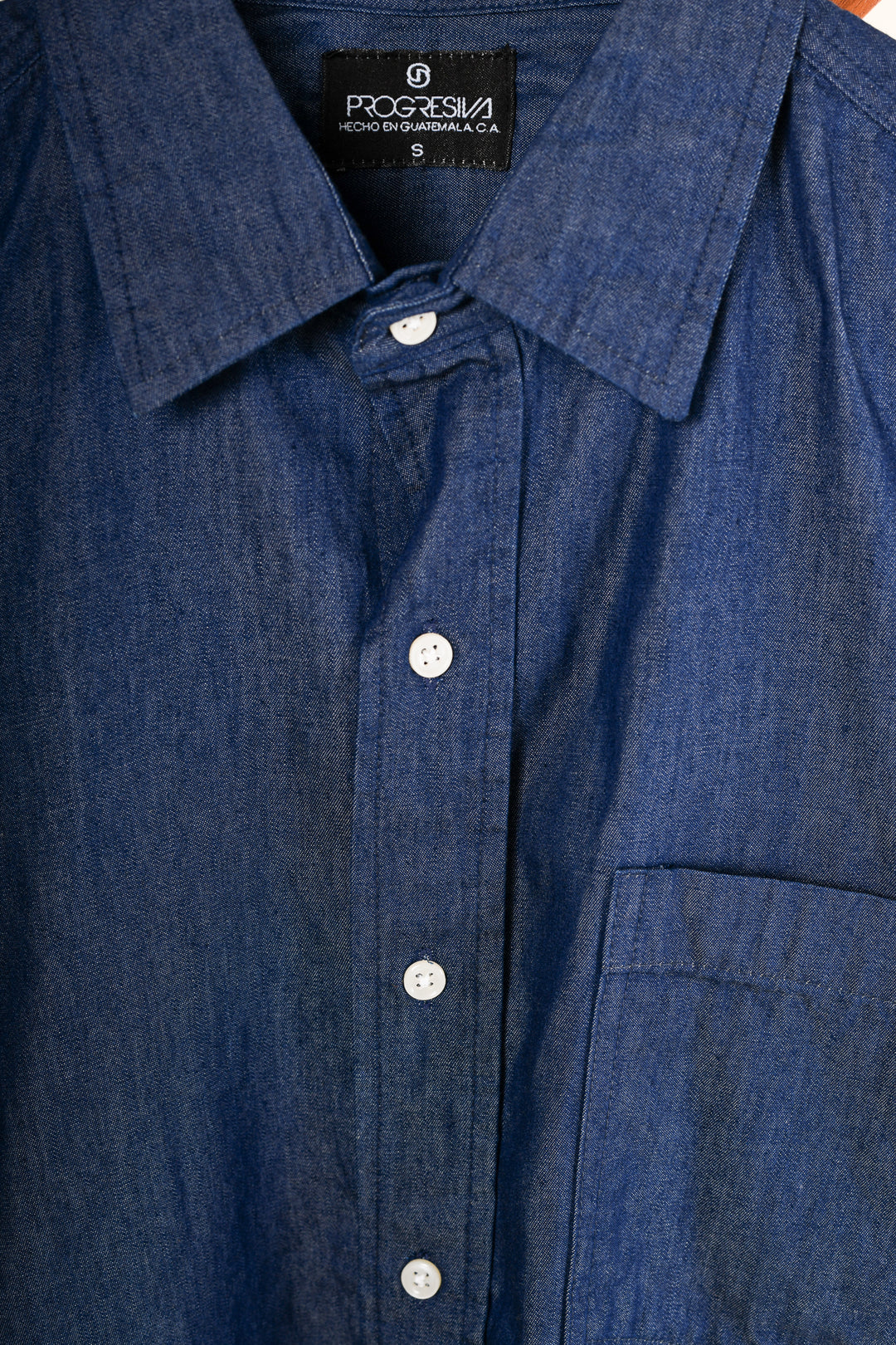 Camisa de Lona - Azul