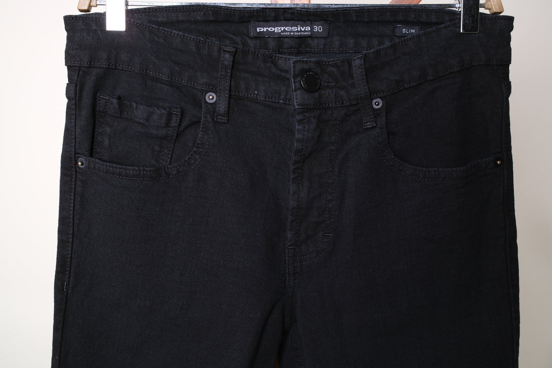 JEANS ESSENTIAL - Draxen  - Slim - negro