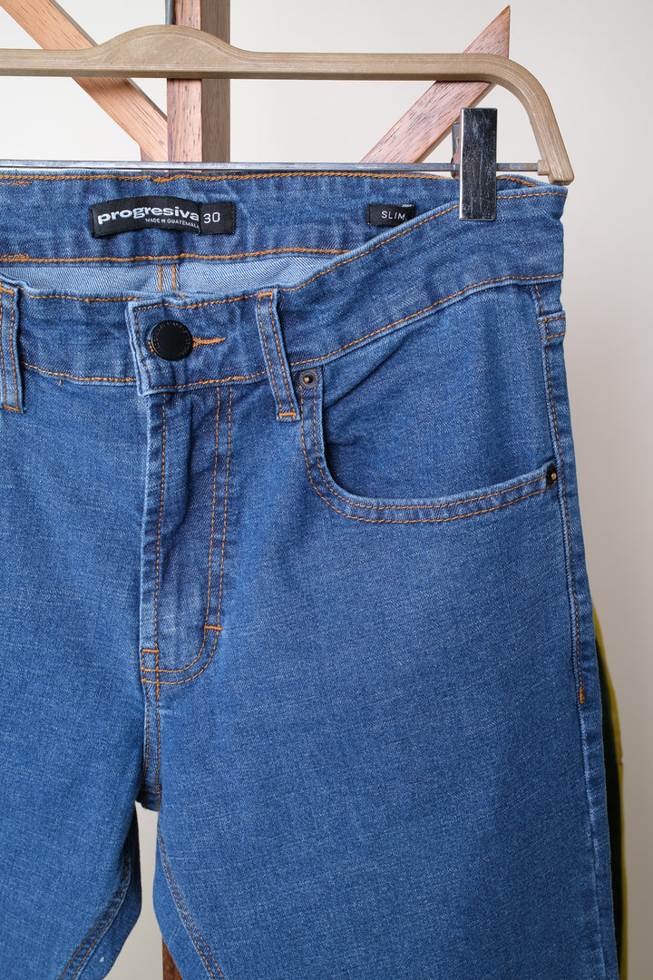 JEANS ESSENTIAL - Hexon  - Slim - Azul claro