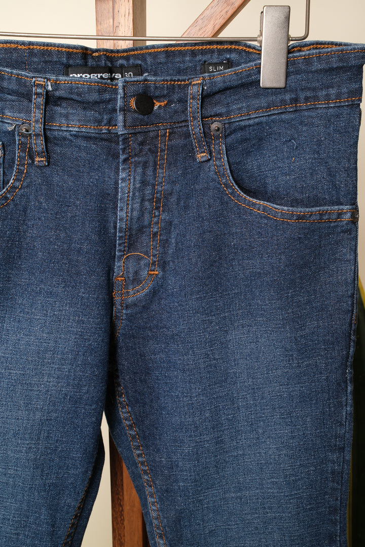 JEANS ESSENTIAL - Rival - Slim - Azul