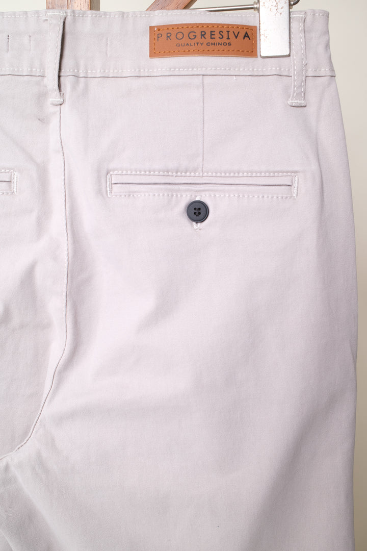 Pantalón de Gabardina - Recto - beige