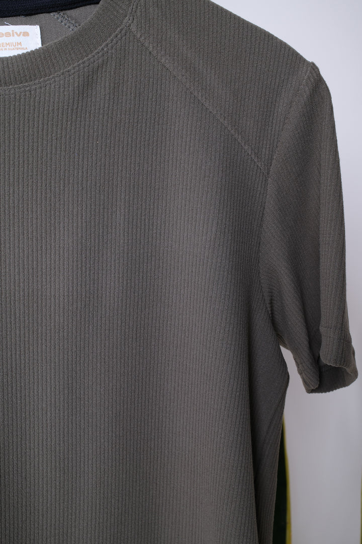 Playera Regular Fit  - verde olivo