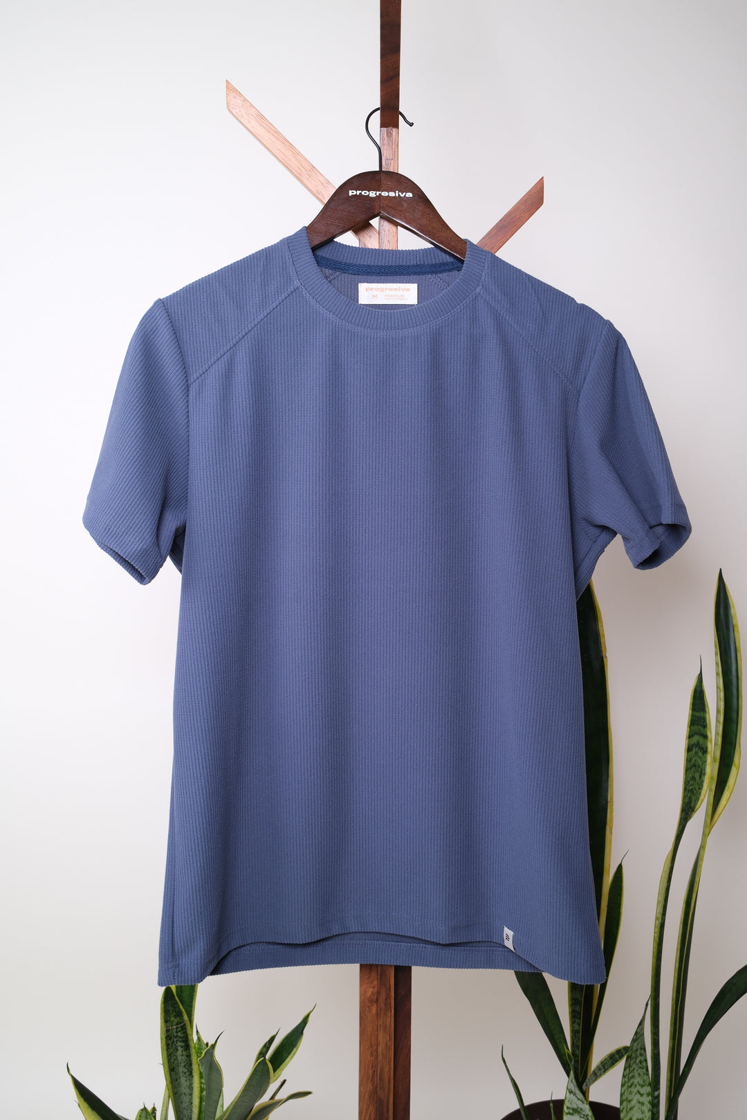 Playera Regular Fit  - azul