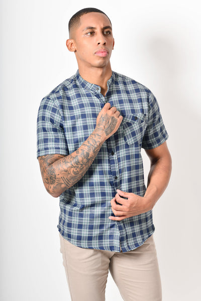 Camisa premium -  azul verde