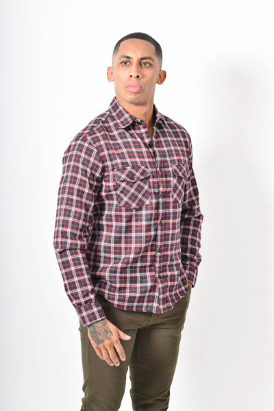 Camisa premium - negro rojo