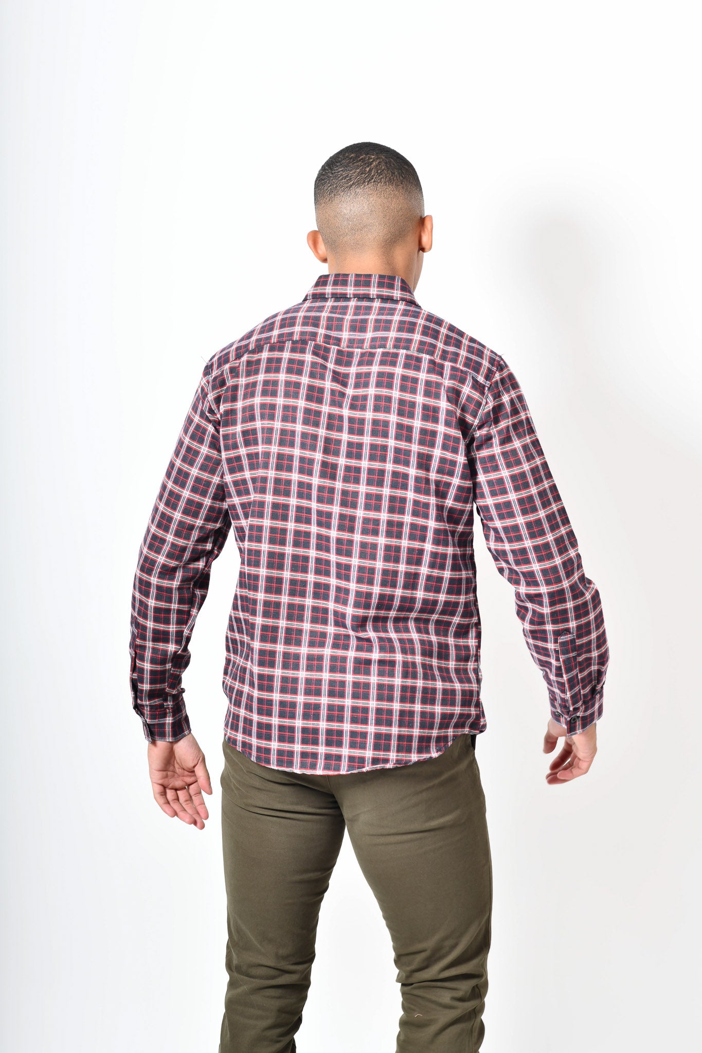Camisa premium - negro rojo