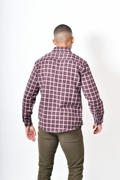 Camisa premium - negro rojo