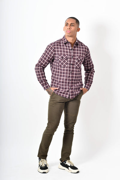 Camisa premium - negro rojo