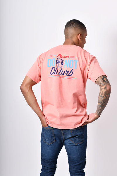 T-shirt to go - absurd salmon