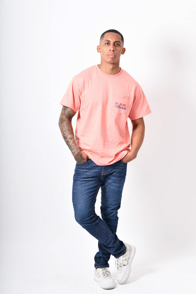 T-shirt to go - absurd salmon