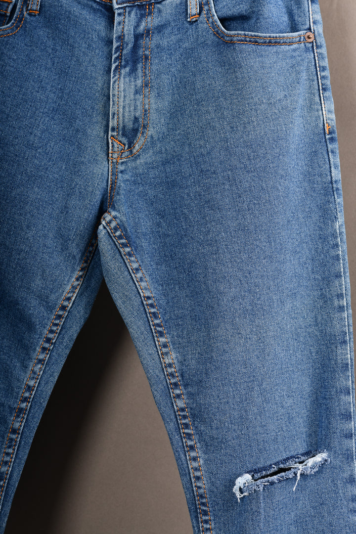 Jeans super denim - No.5  - skinny - plain blue