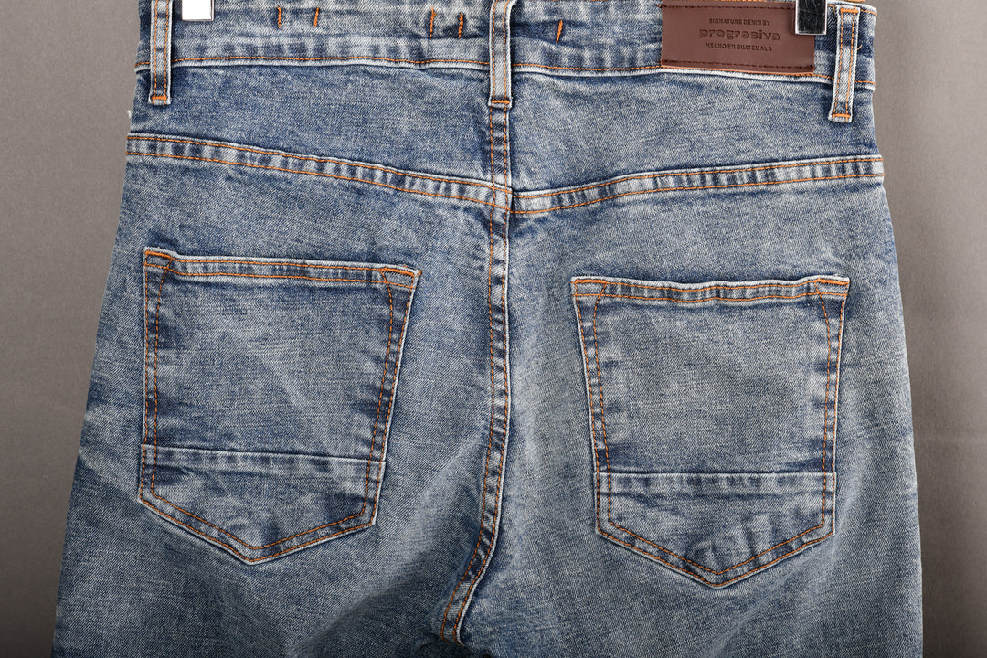 Jeans super denim - No. 12  - slim - Indigo Aged