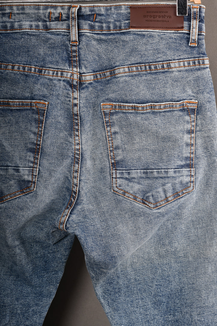 Jeans super denim - No. 12  - slim - Indigo Aged