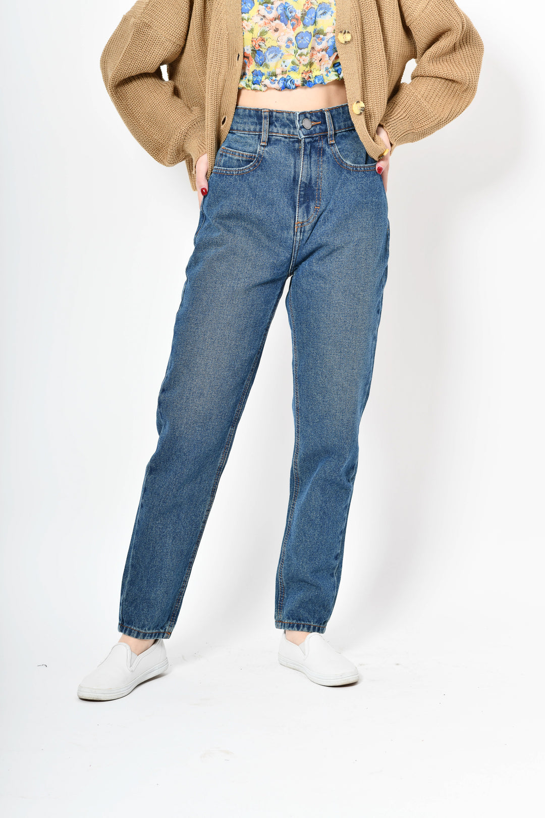 Mezclilla Pantalones Flojos De Mujer De Lona Pantalones De Lona