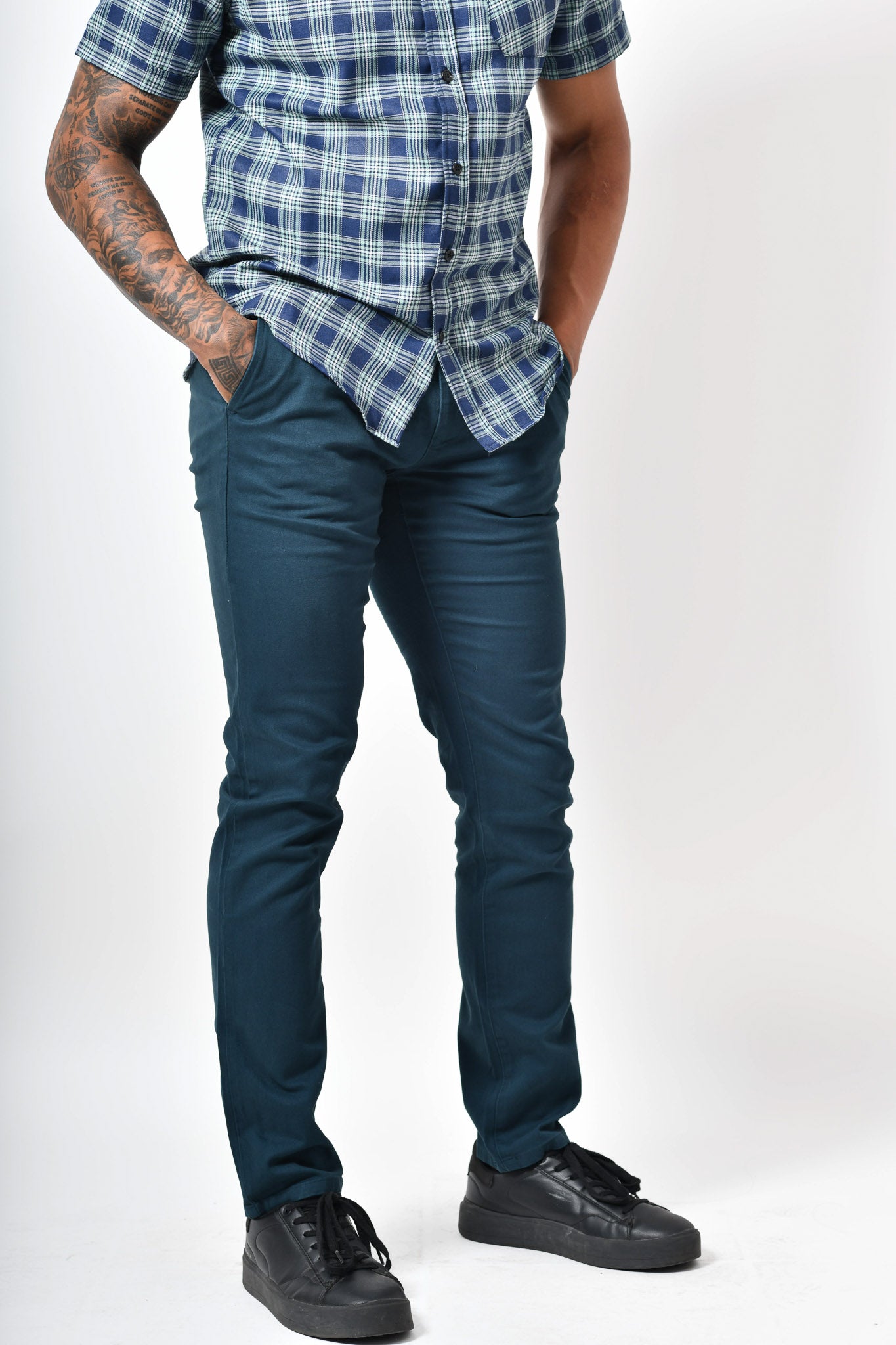 Pantalones gabardina top para hombre