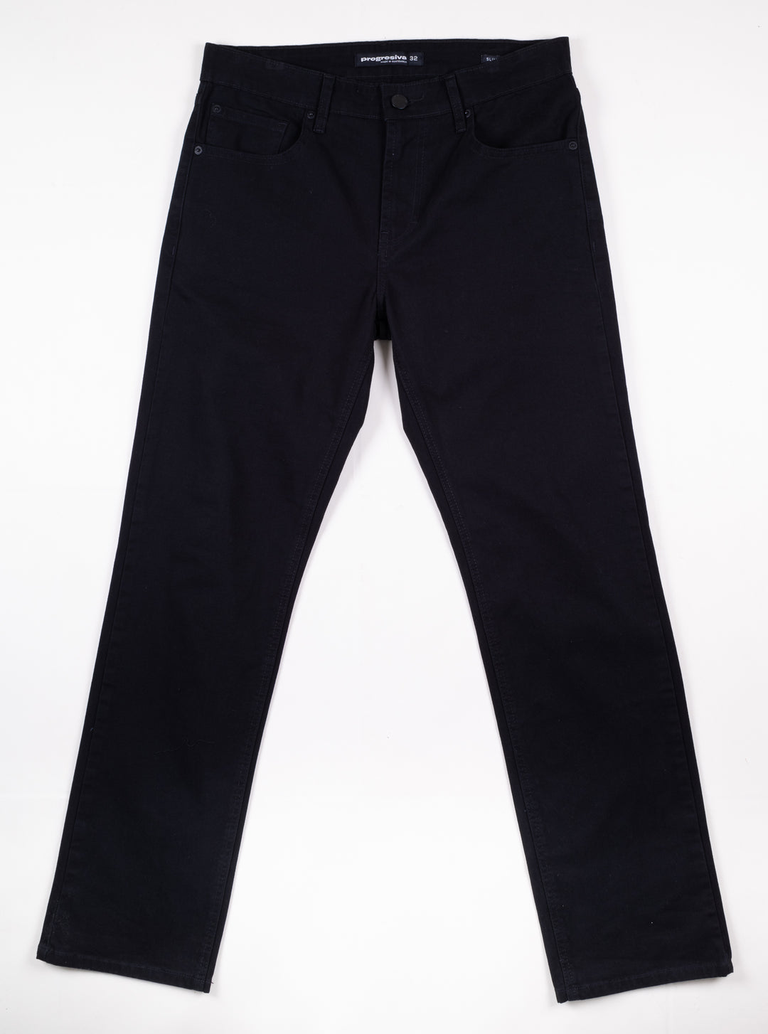 Pantalón de Gabardina - 5 pocket Slim - Negro