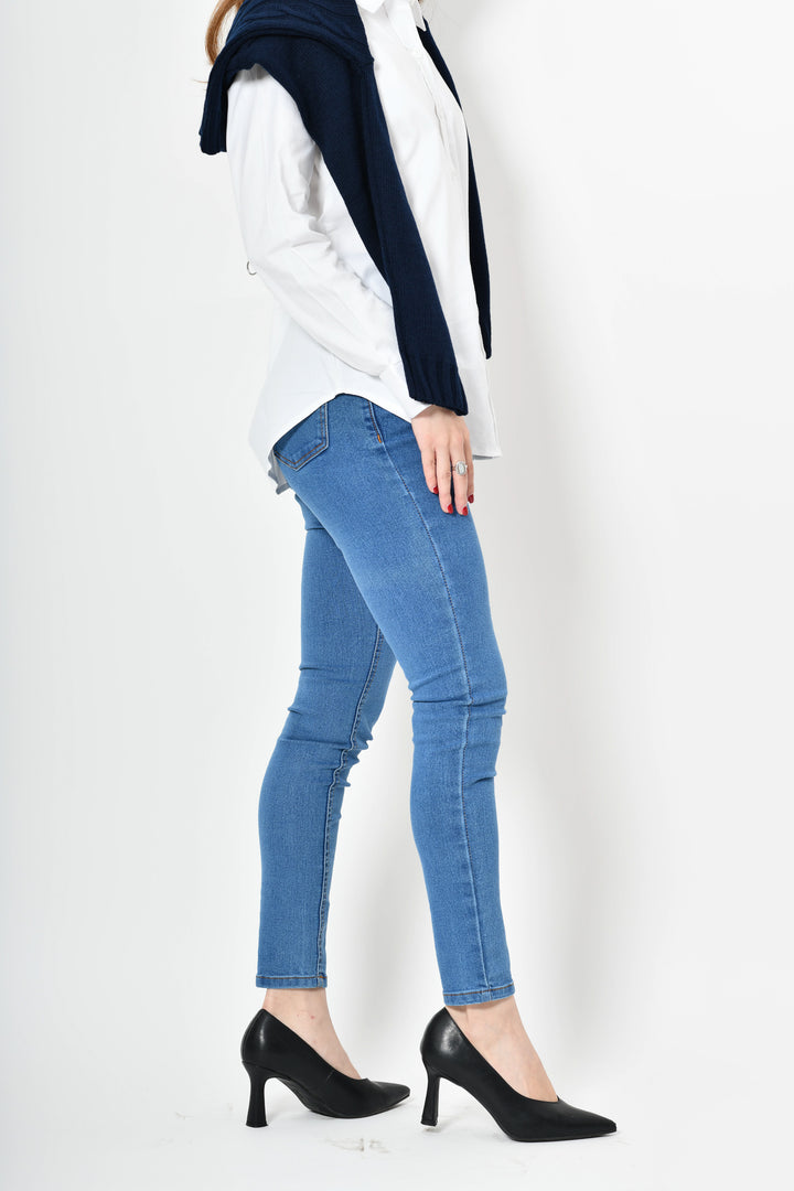 Blusa de botones - blanca