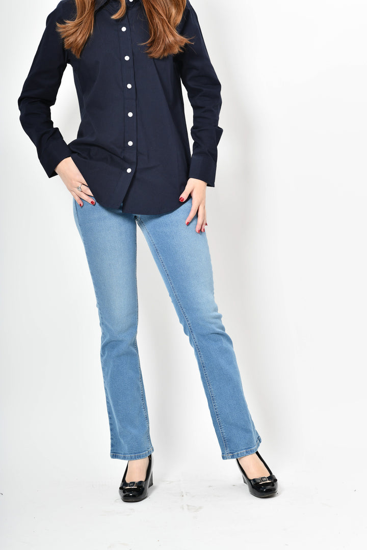 Blusa de botones - Negra