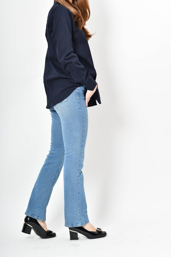 Blusa de botones - Negra