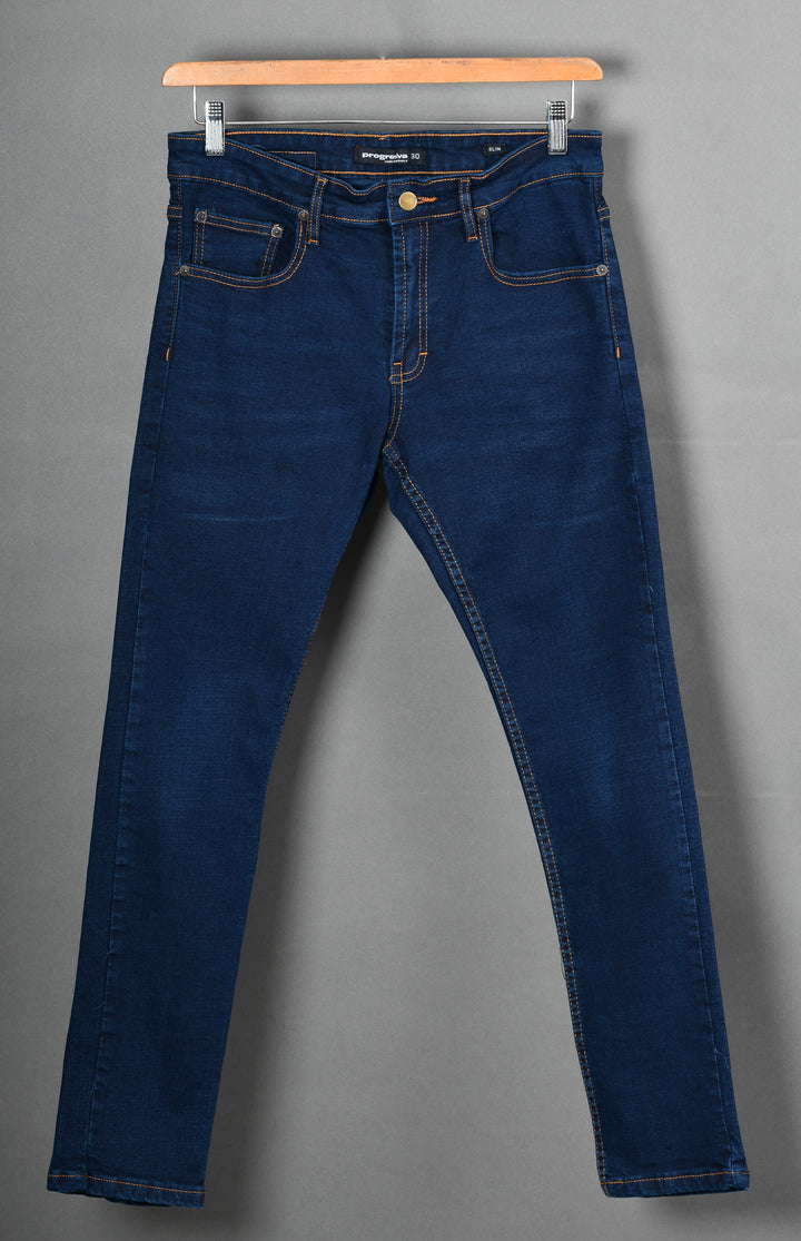 JEANS ESSENTIAL - NO. 24 -  SLIM - DEEP BLUE