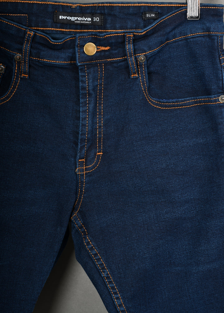 JEANS ESSENTIAL - NO. 24 -  SLIM - DEEP BLUE