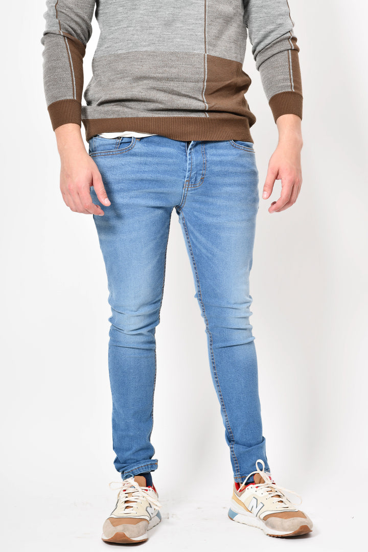 JEANS ESSENTIAL 40 - Zenit - Skinny - Celeste Lavado
