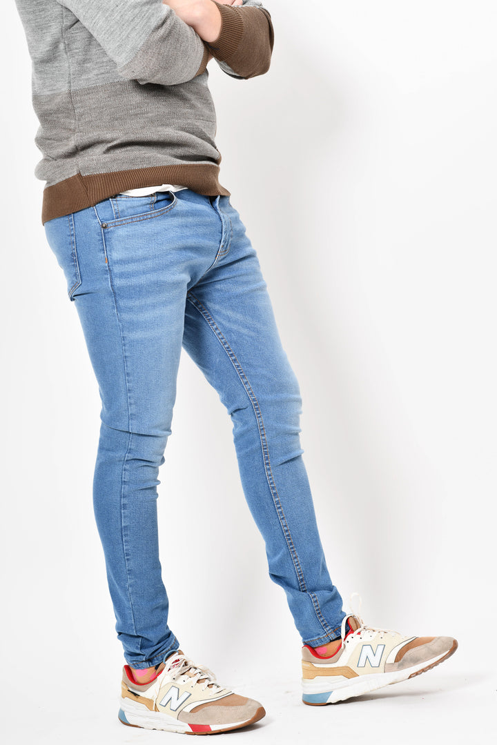 JEANS ESSENTIAL 40 - Zenit - Skinny - Celeste Lavado