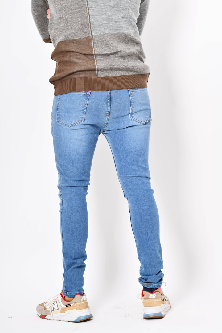 JEANS ESSENTIAL 40 - Zenit - Skinny - Celeste Lavado