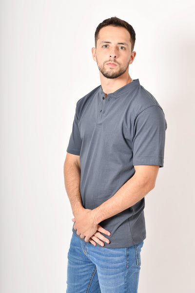 Playera pro - cuello v botones
