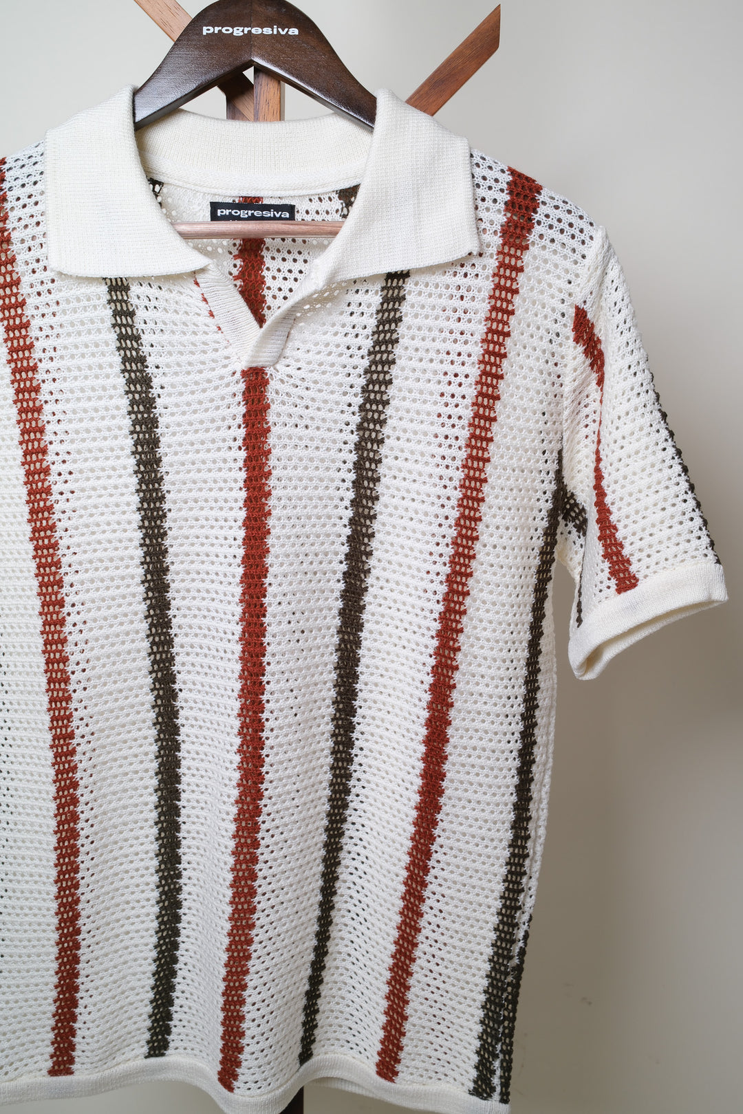 Playera Tipo Polo - Tejida
